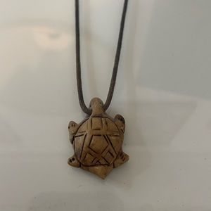 Boho turtle necklace